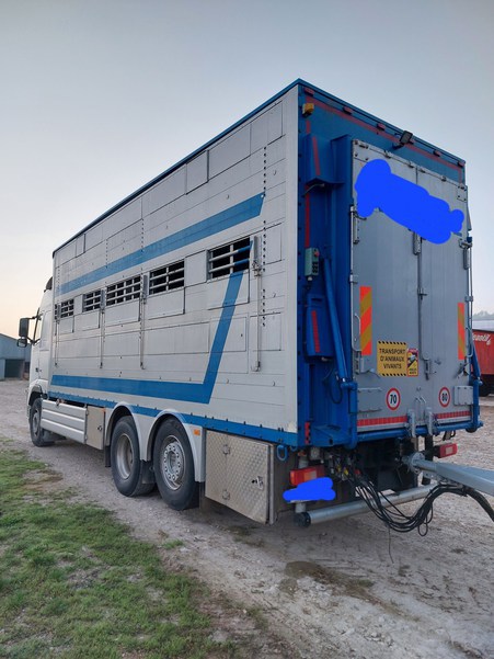 B2BP10 - CARROSSERIE BETAILLERE 2NX BOVINS SUR CHASSIS VOLVO -  ASDRUBAL